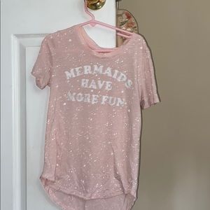 Light pink girls tee
